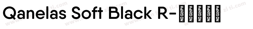 Qanelas Soft Black R字体转换